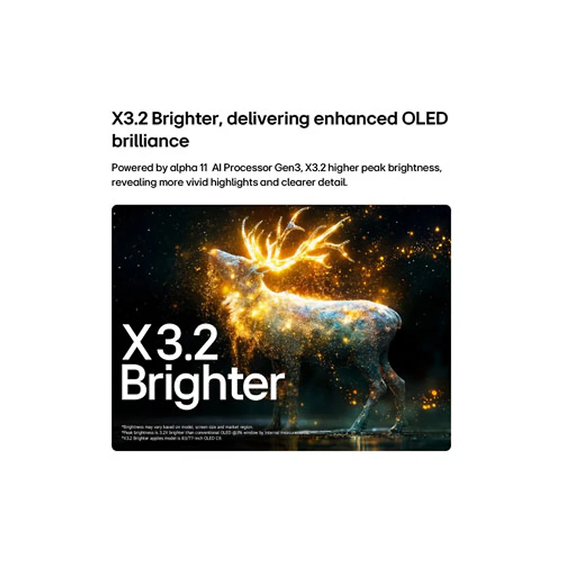 Téléviseur intelligent webOS DELO HDR UHD 4K de 77 po C6 de LG (OLED77C6HUP.ACC) - 2026