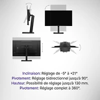 Alienware 27" WQHD 240Hz 0.03ms GTG QD-OLED FreeSync Gaming Monitor (AW2726DM) - Black