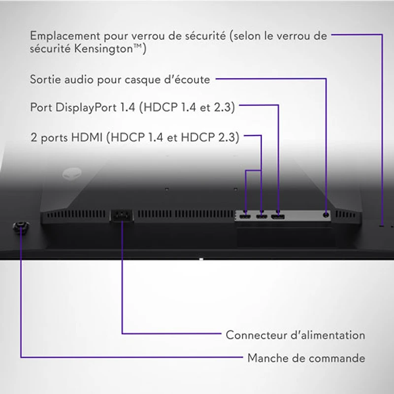 Alienware 27" WQHD 240Hz 0.03ms GTG QD-OLED FreeSync Gaming Monitor (AW2726DM) - Black