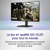 Alienware 27" WQHD 240Hz 0.03ms GTG QD-OLED FreeSync Gaming Monitor (AW2726DM) - Black