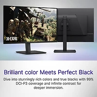 Alienware 27" WQHD 240Hz 0.03ms GTG QD-OLED FreeSync Gaming Monitor (AW2726DM) - Black