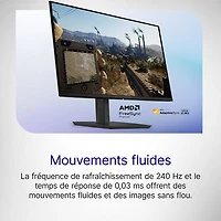 Alienware 27" WQHD 240Hz 0.03ms GTG QD-OLED FreeSync Gaming Monitor (AW2726DM) - Black