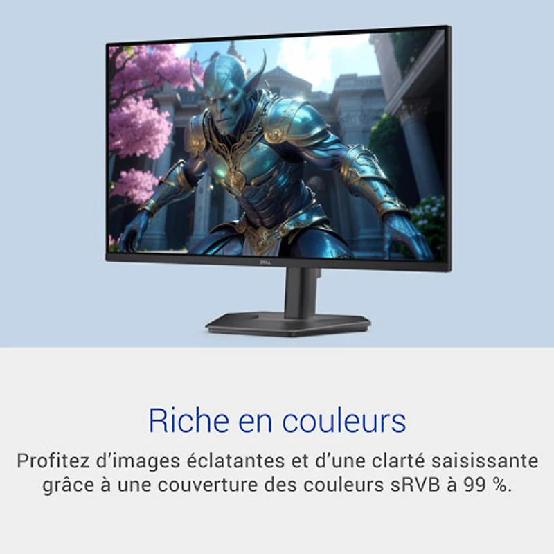 Moniteur de jeu FreeSync ACL IPS HD intégrale GàG 1 ms 240 Hz de 27 po de Dell (SE2726HGS) - Noir