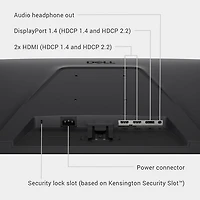 Moniteur de jeu FreeSync ACL IPS HD intégrale GàG 1 ms 240 Hz de 27 po de Dell (SE2726HGS) - Noir