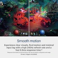Moniteur de jeu FreeSync ACL IPS HD intégrale GàG 1 ms 240 Hz de 27 po de Dell (SE2726HGS) - Noir