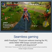 Moniteur de jeu FreeSync ACL IPS HD intégrale GàG 1 ms 240 Hz de 27 po de Dell (SE2726HGS) - Noir