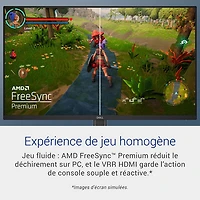 Moniteur de jeu FreeSync ACL IPS HD intégrale GàG 1 ms 240 Hz de 27 po de Dell (SE2726HGS) - Noir
