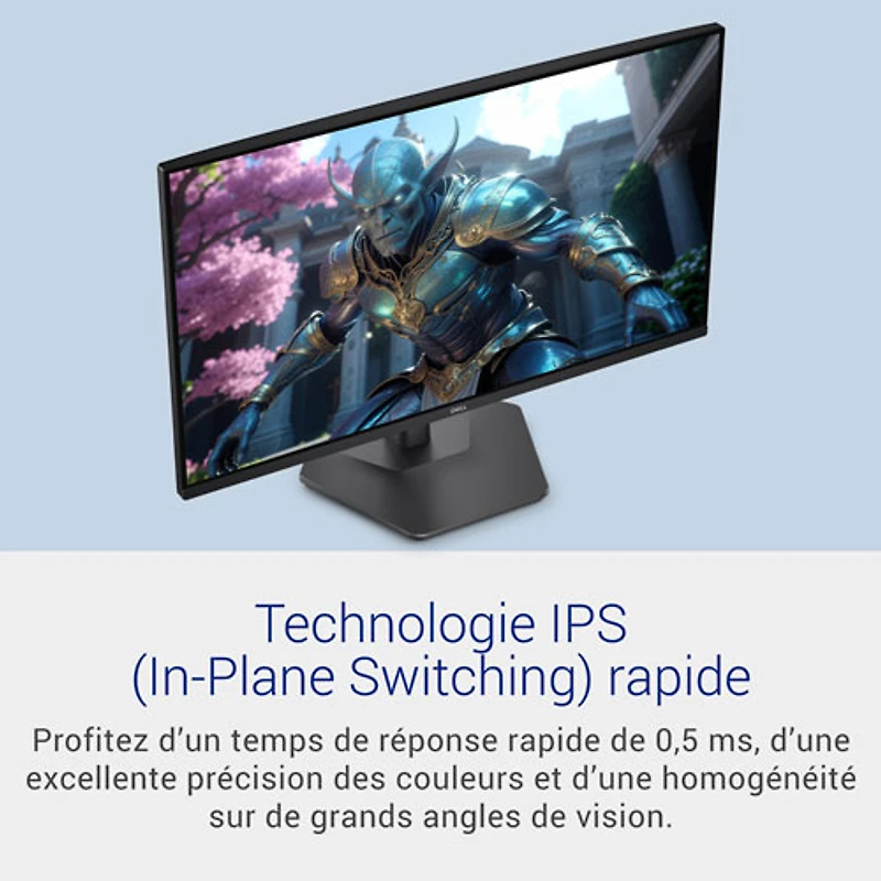 Moniteur de jeu FreeSync ACL IPS HD intégrale GàG 1 ms 240 Hz de 27 po de Dell (SE2726HGS) - Noir