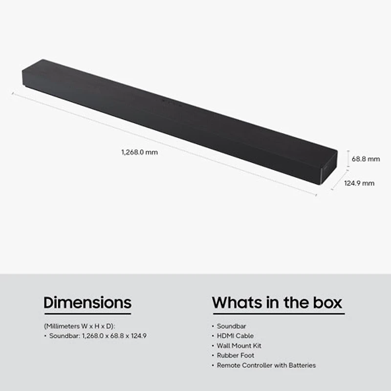 Samsung HW-QS90H/ZC 7.1.2 Channel Sound Bar - Exclusive Retail Partner