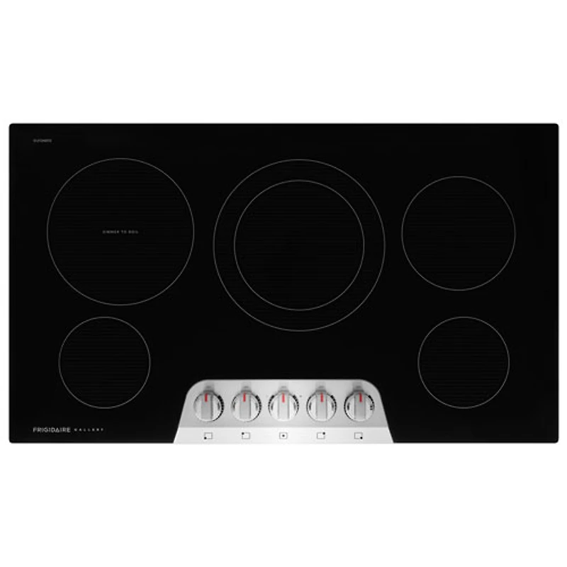 Frigidaire Gallery 37" 5-Element Electric Cooktop (GCCE3670BS) - Stainless Steel