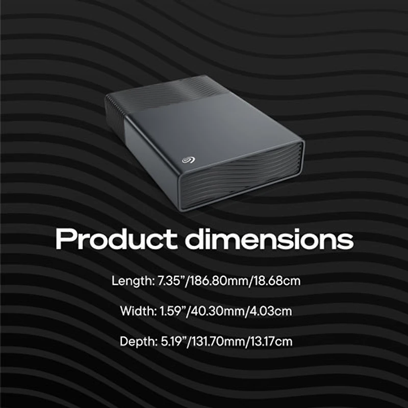 Seagate One Touch 24TB USB-C External Hard Drive (STNB24000400)