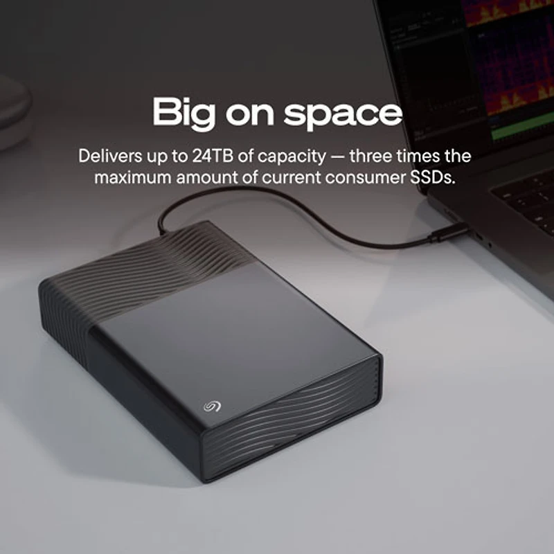 Seagate One Touch 24TB USB-C External Hard Drive (STNB24000400)