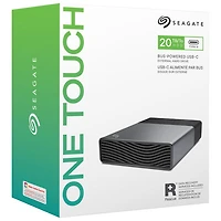 Seagate One Touch 20TB USB-C External Hard Drive (STNB20000400)