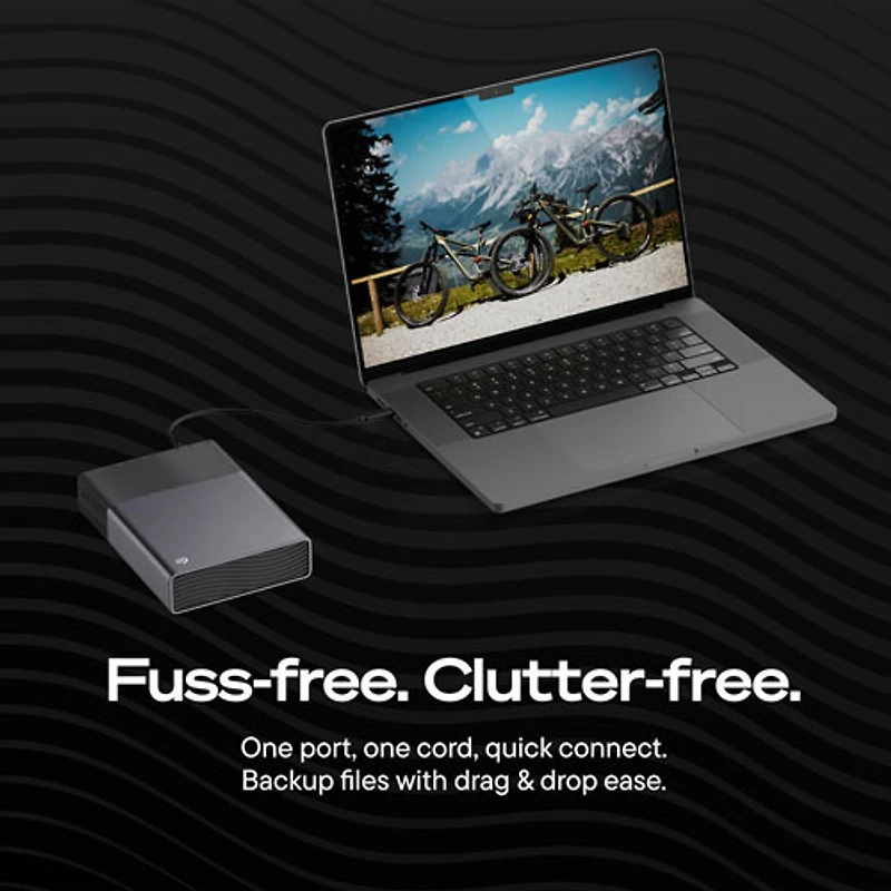 Seagate One Touch 20TB USB-C External Hard Drive (STNB20000400)