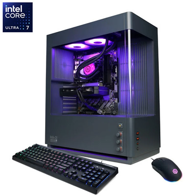 CyberPowerPC Gamer Xtreme Gaming PC - Dark Grey (Intel Core Ultra 7 265F/16GB RAM/1TB SSD/GeForce RTX 5060 Ti)-En