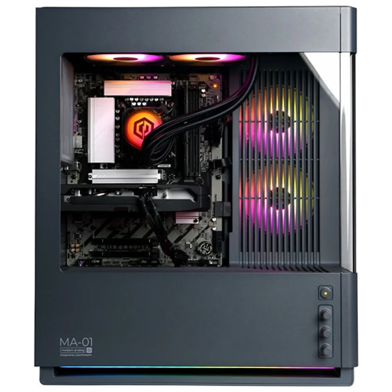 CyberPowerPC Gamer Xtreme Gaming PC - Dark Grey (Intel Core Ultra 7 265F/16GB RAM/1TB SSD/GeForce RTX 5060 Ti)-En