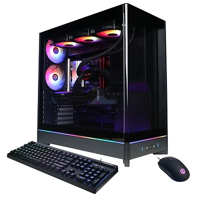 CyberPowerPC Gamer Supreme Gaming PC (AMD Ryzen 7 9800X3D/32GB RAM/1TB SSD/AMD Radeon RX 9070/Windows 11) - English