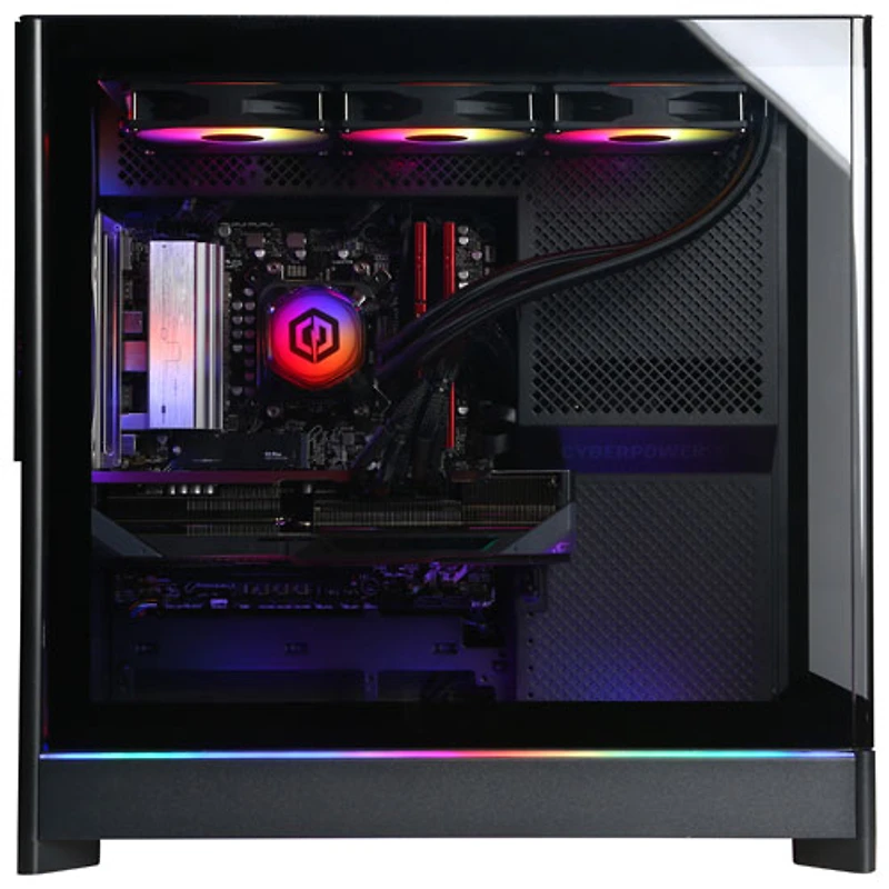 CyberPowerPC Gamer Supreme Gaming PC (AMD Ryzen 7 9800X3D/32GB RAM/1TB SSD/AMD Radeon RX 9070/Windows 11) - English