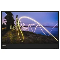 Lenovo ThinkVision M15 15.6" FHD 60Hz 14ms GTG IPS LED Monitor (62CAUAR1US) - Black