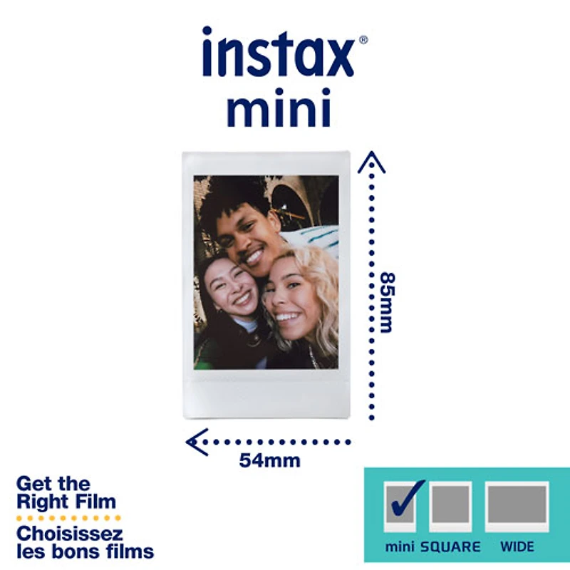 Appareil photo instantané Instax Mini 13 de Fujifilm - Bleu givre