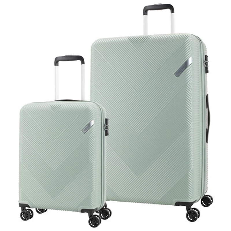 American Tourister Exoline 2-Piece Hard Side Expandable Luggage Set - Mint Green