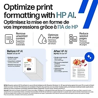 Imprimante à jet d'encre tout-en-un sans fil DeskJet 2942 de HP - Bleu bristol