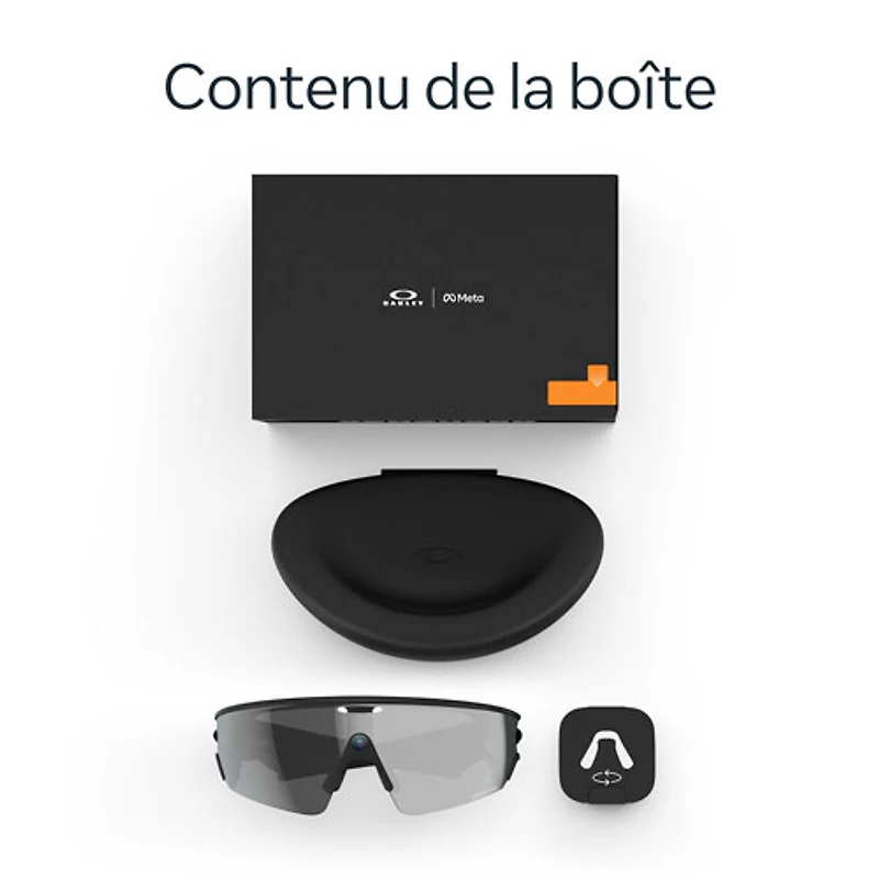 Oakley | Meta Vanguard Glasses with Meta AI, Audio, Photo, Video Compatibility - Black/Prizm Black