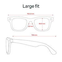 Ray-Ban | Meta Wayfarer (Gen 2) Glasses with AI, Photo, Video, Audio & Messaging - Grey/Transition Sapphire