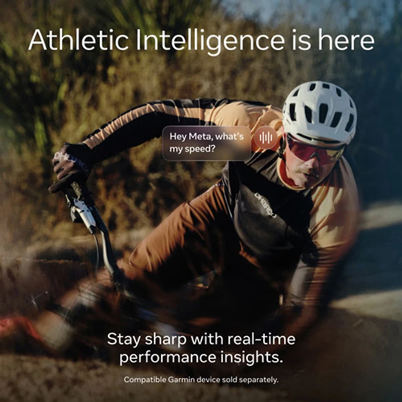 Lunettes Vanguard d'Oakley | Meta avec compatibilité Meta AI, Audio, Photo et Vidéo - Noir/Verres Prizm Transition Road