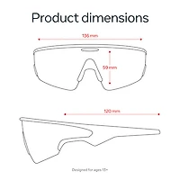 Lunettes Vanguard d'Oakley | Meta avec compatibilité Meta AI, Audio, Photo et Vidéo - Noir/Verres Prizm Transition Road