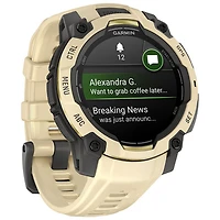 Montre intelligente multisport GPS AMOLED Instinct 3 de 45 mm de Garmin - Citrine - Exclusivité Best Buy