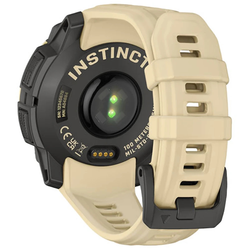 Montre intelligente multisport GPS AMOLED Instinct 3 de 45 mm de Garmin - Citrine - Exclusivité Best Buy
