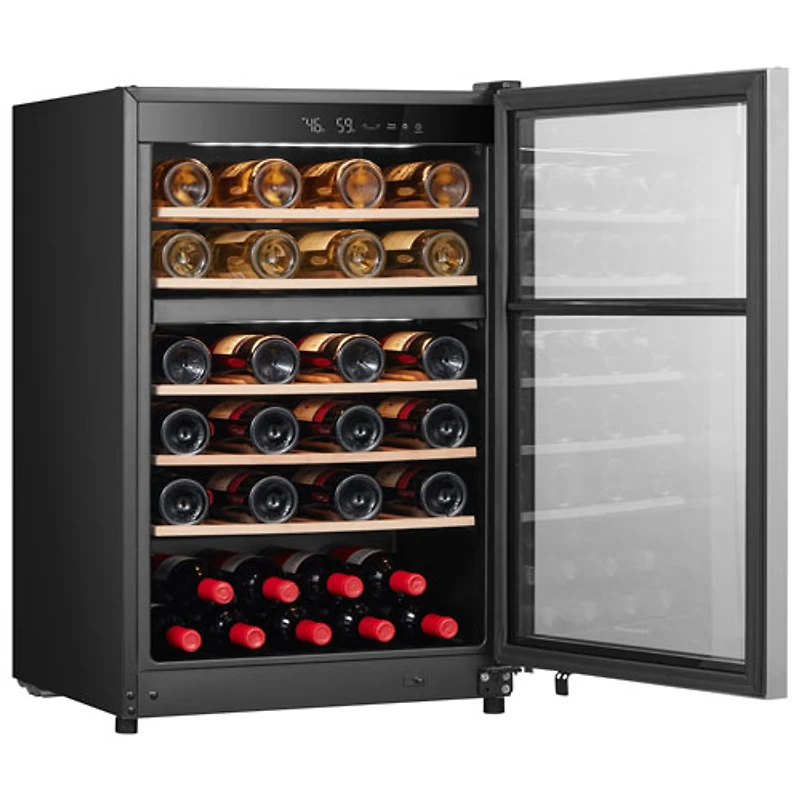 Frigidaire Gallery 46-Bottle Freestanding Wine Cooler (FRWE4626AS) - Stainless Steel 