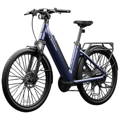 Vélo de ville électrique Myon de Segway (moteur 500 W/autonomie 128 km/vitesse maximale 32 km/h) - Bleu