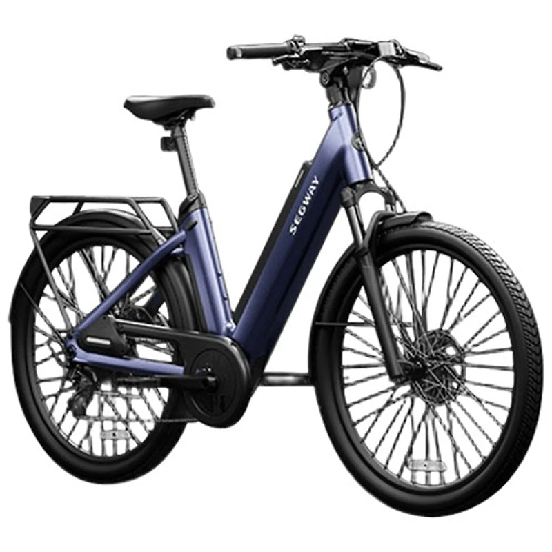 Vélo de ville électrique Myon de Segway (moteur 500 W/autonomie 128 km/vitesse maximale 32 km/h) - Bleu