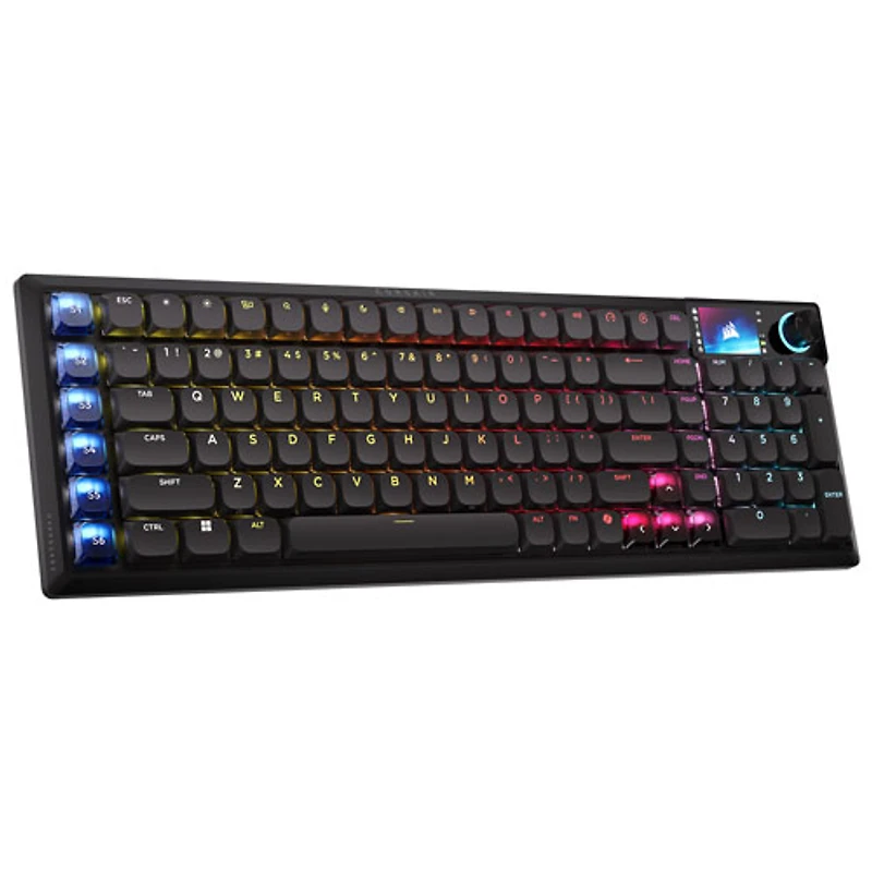 Clavier de jeu mécanique linéaire rétroéclairé sans fil pleine grandeur Vanguard Air 99 de Corsair - Anglais