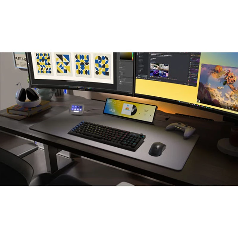 Clavier de jeu mécanique linéaire rétroéclairé sans fil pleine grandeur Vanguard Air 99 de Corsair - Anglais