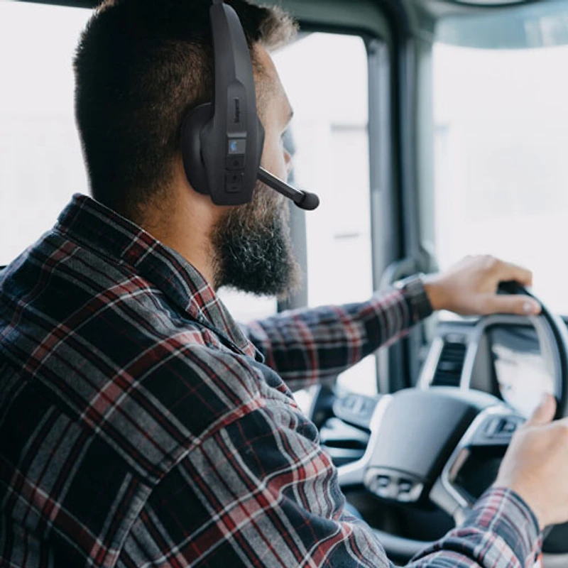 Casque mono sans fil Pro B350 de BlueParrott avec microphone et suppression du bruit