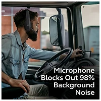 Casque mono sans fil Pro B350 de BlueParrott avec microphone et suppression du bruit