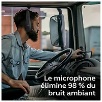 Casque mono sans fil Pro B350 de BlueParrott avec microphone et suppression du bruit