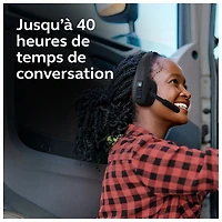 Casque mono sans fil Pro B350 de BlueParrott avec microphone et suppression du bruit