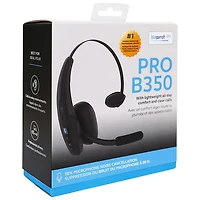 Casque mono sans fil Pro B350 de BlueParrott avec microphone et suppression du bruit
