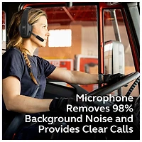 BlueParrott Pro B450 Wireless Noise-Cancelling Headset with Microphone