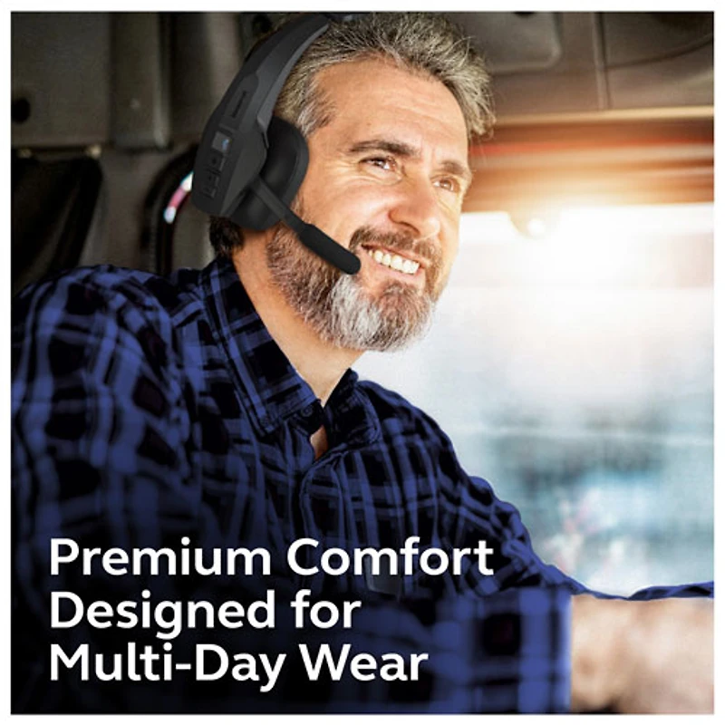 BlueParrott Pro B450 Wireless Noise-Cancelling Headset with Microphone