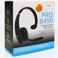 BlueParrott Pro B450 Wireless Noise-Cancelling Headset with Microphone