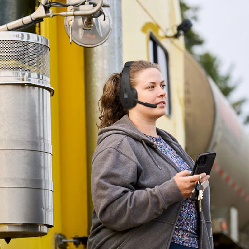 BlueParrott Pro B450 Wireless Noise-Cancelling Headset with Microphone