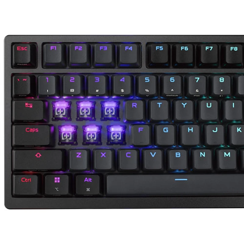 ASUS ROG Azoth 96 HE Bluetooth Magnetic Switch Gaming Keyboard with OLED Touchscreen Display - White