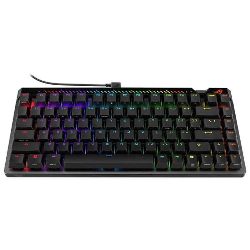 Clavier de jeu à commutateurs magnétiques format 75 % ROG Falchion Ace 75 HE d'ASUS - Noir