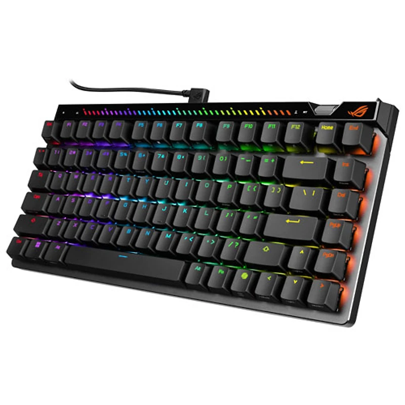 Clavier de jeu à commutateurs magnétiques format 75 % ROG Falchion Ace 75 HE d'ASUS - Noir