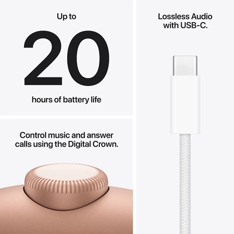 Apple AirPods Max 2 (USB-C) Over-Ear Noise Cancelling Bluetooth Headphones - Orange